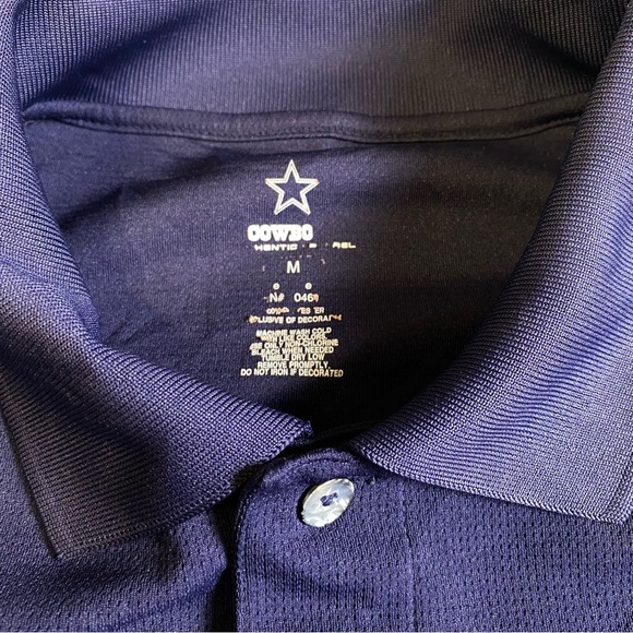 Dallas Cowboys Navy Blue Polo, M - Picture 6 of 9